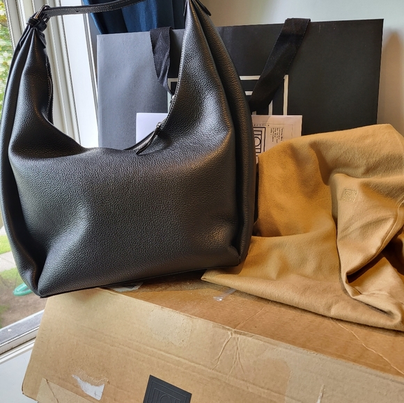 Toteme Hobo Bag, Black - Picture 3 of 16